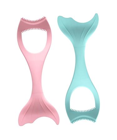 Ciieeo 2pcs Mascara Brush Eyeshadow Brush Portable Mascara Shield Eye Brow Comb Eyelash Small Tools