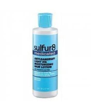 Sulfur 8 Medicated Anti-dandruff Light Oil Moisturizing Hair Lotion