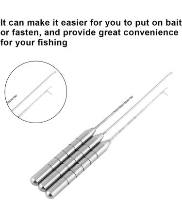 BCBF 3-Piece Bait Needle Set - Aluminum Alloy Drilling Tools for Fishing Rigs & Bait Accessories - International Shipping Available - Buy Online on GoSupps.com