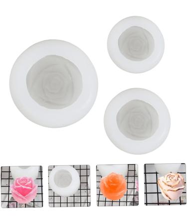 LALAFINA 6 Pcs Rose Mold Cake Fondant Rose Flower Molds Silicone Cake Mold Chocolate Covered Cookies Molds for Candles Soap Mold Cake Pan Rose Silicone Molds Candy Epoxy Resin Silica Gel 3D - Buy Online on GoSupps.com