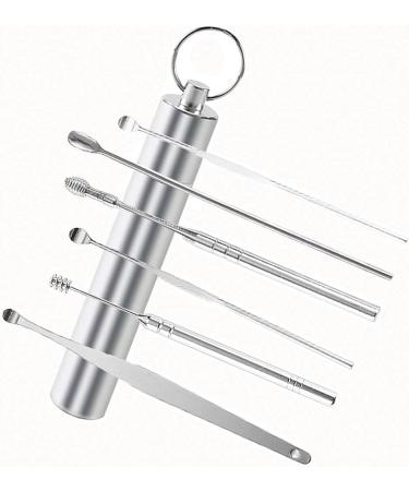 7PCS Professional Ear Wax Removal Kit - Reusable Spiral Ear Cleaner & Curette Tool Set - Buy Online on GoSupps.com