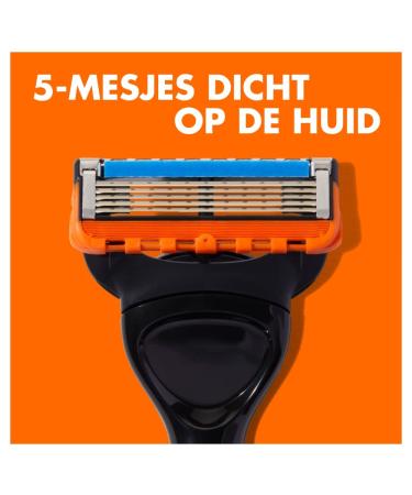 Gillette Fusion5 Power Men's Shaver - Anti-Friction Blades for 20 Shaves - 1 Refill - International Shipping Available - Buy Online on GoSupps.com