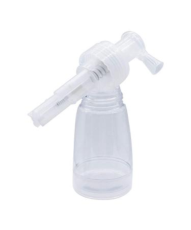 Portable Clear 180ML Powder Spray Bottle - Refillable Hair Fiber Tool for Easy Hairdressing - Buy Online on GoSupps.com