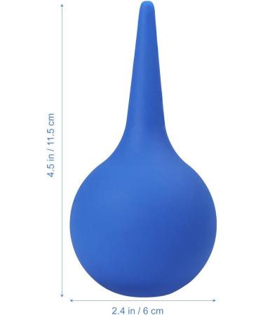ROSENICE Ear Syringe Bulb - Blue Air Blower Pump Dust Cleaner for Ear Wax Removal - Buy Online on GoSupps.com