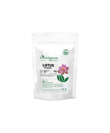 Lotus Powder (Nelumbo nucifera) 100gm - For Face Skin and Hair Anti Ageing - Fairer Complexion - Radiance & Glow - Natural Conditioner for Hair