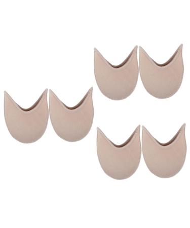 NOLITOY 3 Pairs Toe Caps Ballet Toe Protector Dance Socks Foot Toe Protector