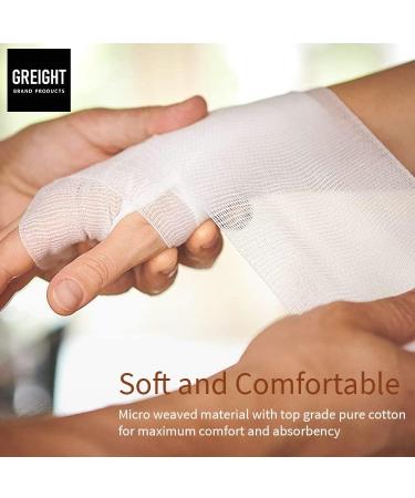 Buy Gauze Rolls - Stretch Bandage Rolls (3 inches) - 12 Individually Wrapped Rolls for All Wound Dressings - International Shipping Available - Buy Online on GoSupps.com