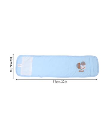 Garosa Baby Belly Button Band | Thickened Cotton Newborn Umbilical Support | Warm Blue Waist Cover for Infants - Buy Online on GoSupps.com