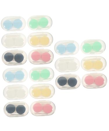 Solustrie 18 sentences contact lens container eye case lentiletui-kit lentil carrier lens carrier lensing case contact lens holder tweezers glossy travel mirror box