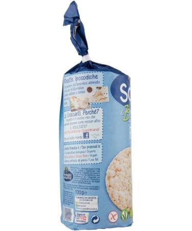 Riso Scotti Le Bio Croccanti Risette Iposodiques Crispy gluten-free - No added salt - 130 g - low-sodium rice waffles - Buy Online on GoSupps.com