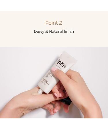 IPKN Moist & Firm BB Cream - Ultra-Hydrating Daily BB Cream with or without SPF40 - Lightweight Non-Greasy Face Base with Antioxidants for Smooth Radiant Skin Light/Medium SPF40 1.35 Fl Oz (Pack of 1) - Buy Online on GoSupps.com