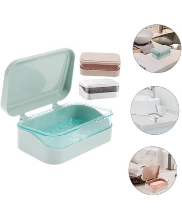 Ciieeo 3pcs Soap Holder Travel Soap Case Soap Dish for Shower Soap Display Stand Bathroom Soap Dish Portable Soap Storage Boxes Outdoor Soap Container Soap Containers Toiletries Abs - Buy Online on GoSupps.com