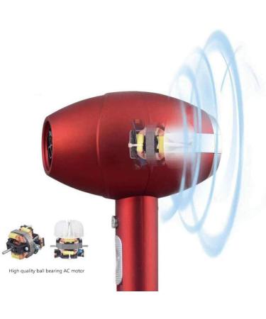 Hair Dryer Professional 2000W Salon Hairdryer Ionic Anti-frizz 3 Heat Cool Shot Setting Powerful AC Motor Blow Dryer with Diffuser and Air Nozzle Fast Drying for Home and Salon Men and Women Small - Buy Online on GoSupps.com