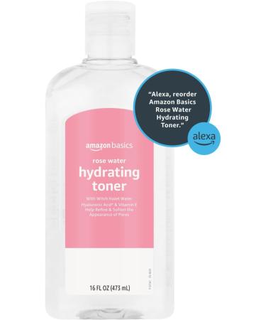 Amazon Basics Rose Water Hydrating Toner 16 Fluid Ounces 1-Pack 16 Fl Oz (Pack of 1) - Buy Online on GoSupps.com