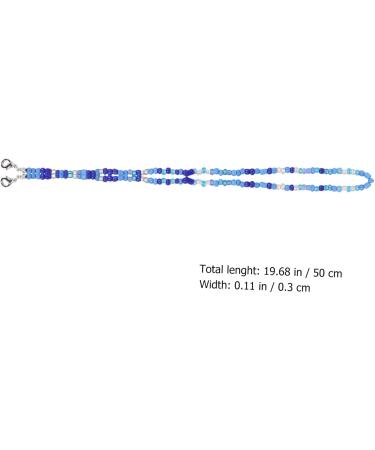 Buy Healeved 2 STK Glasses Mask Chain - Anti-Lost Slipproof Adjustable Ear Bracket & Holder for Glasses - 50cm Length - Buy Online on GoSupps.com