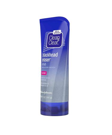 Clean & Clear Blackhead Eraser Facial Scrub 5 oz (Pack of 6) - 2% Salicylic Acid Acne Medication for Acne-Prone Skin - Buy Online on GoSupps.com