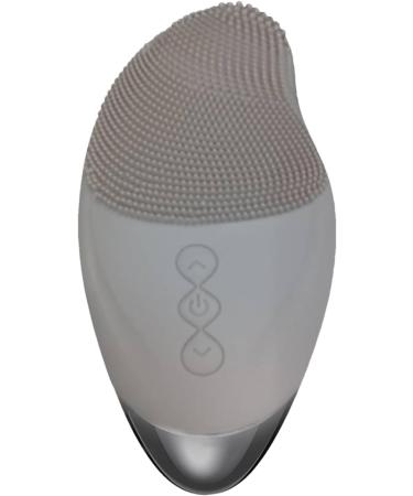 Face Cleansing Brush Soft Silicone Electric Exfoliator - Vibrating Waterproof Rechargeable Simple Skin Care Tools for Enhances Absorption of Facial Skin Care Products Gray (English) - Buy Online on GoSupps.com