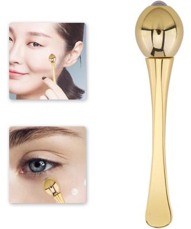 Eye Cream Applicator - Anti-Aging Zinc Alloy Beauty Stick | Gold Face Massager Roller for Skin Care - Buy Online on GoSupps.com