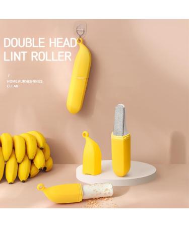 Funny Banana Shape Lint Rollers - Extra Sticky Reusable Pet Hair Remover for Cats & Dogs - Ideal for Furniture & Home - International Shipping Available - Buy Online on GoSupps.com