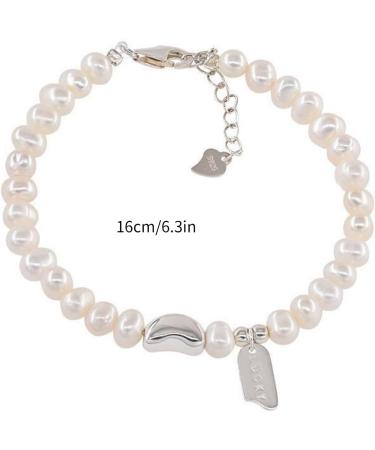 Shop Oralgo's Handmade Love Trailer Bracelets | Stylish Heart Pearls & Baroque Beads Accessories - Perfect New Year's Gift! - Buy Online on GoSupps.com