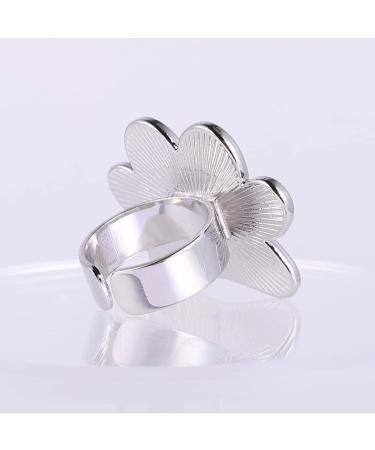 2-St Ring Palette Finger Ring - Nail Art Mixing Shell & Nail Polish Ring for Creative Nail Designs - Buy Online on GoSupps.com