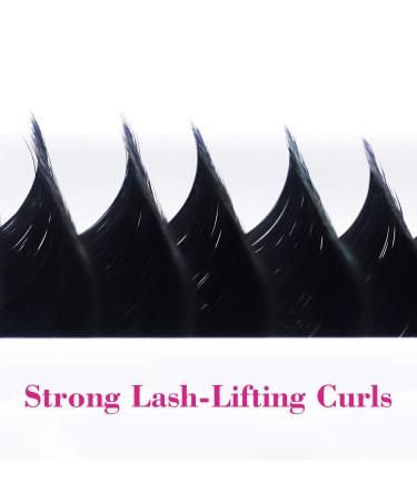 High-Quality Classic 1:1 Eyelash Extensions - 0.12mm CC Curl Mix (15-20mm) - Professional Black Natural Look - Buy Online on GoSupps.com