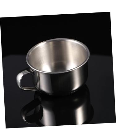 Angoily 2-Piece Stainless Steel Shaving Bowl Set - Rust-Free Brush & Soap Shell for Men | Durable Razor Shaving Foam Holder - Buy Online on GoSupps.com