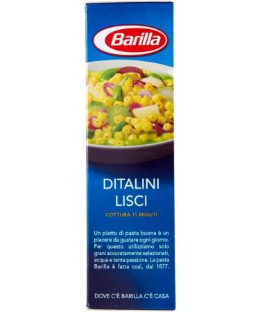  Italian Gourmet E.R. Pack of 5 Barilla Ditalini Lisci pasta no. 43 500g + Italian gourmet polpa 400g - Buy Online on GoSupps.com