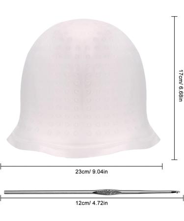 Didiseaon Bonnet de M ches en Silicone avec Aiguille 2 Pi ces Taille Unique Capuchon de Surlignage R utilisable pour Coiffure Professionnelle Usage Salon et Maison - Buy Online on GoSupps.com