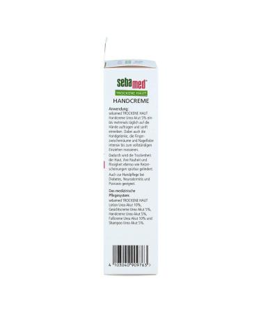 Sebamed Dry Skin 5% Urea Acute Hand Cream 75ml - Hydrating Relief for Dry Hands | Shop Internationally - Buy Online on GoSupps.com