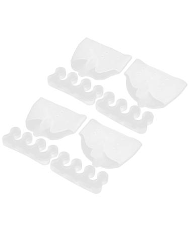 Toe Separators & Spacers - Transparent Silicone Orthosis for Overlapping Toes | 2 Sets for Women - Buy Online on GoSupps.com