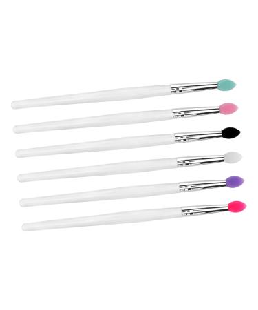 DRESSOOS 6pcs Eye Shadow Brush Makeup Brush Dual Sided Eyeshadow Brush Eyeshadow Brush Kit Make up Applicator
