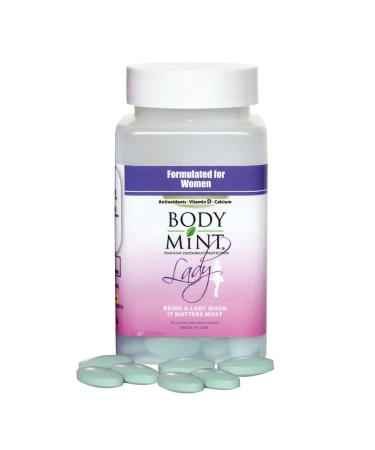 Body Mint Lady for Feminine Deodorant Protection 60 tabs