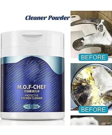 Mof Chef Cleaner Mof Chef Powder Cleaner Mof Powder Cleaner Mof Cleaning Powder Mofchef Powder For Cleaning M.O.F Chef Kitchen Cleaner Powder Mof Chef Cleaner Powder (100ML-2PC) - Buy Online on GoSupps.com