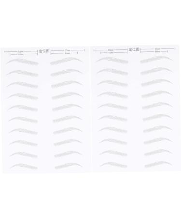 FOMIYES 4 Sheets Pairs Makeup Tools Makeup Stencil Women Eyebrow Tattoos Cosmetic Artificial The Lazy 6d - Buy Online on GoSupps.com