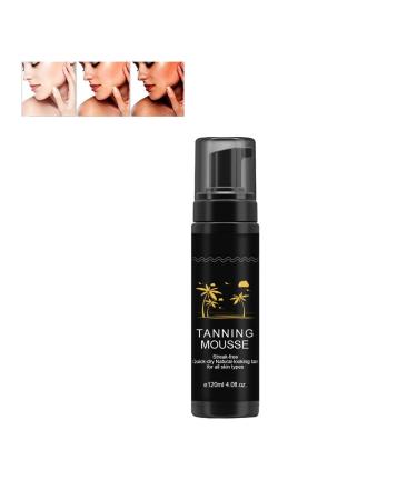HADAVAKA Tanning Mousse Bronzing Wheat Nourishing Skin Tanning Tanning Milk Fast Self Tanners For Moisturizing Natural Dark Tanning Instant Self Tanning Mousse 1pc