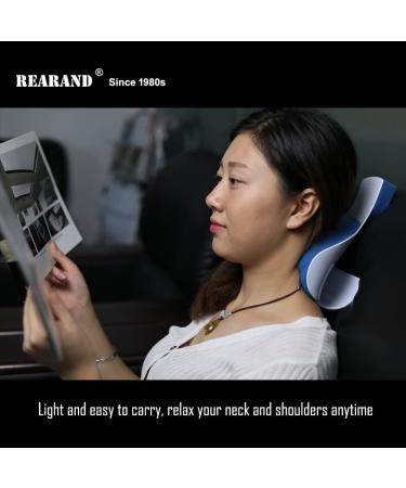 REARAND Neck and Shoulder Relaxer - Pain Relief and Support Pillow for Tension Headaches, Chiropractic Therapy, TMJ, and Cervical Spine Alignment - Buy Online on GoSupps.com
