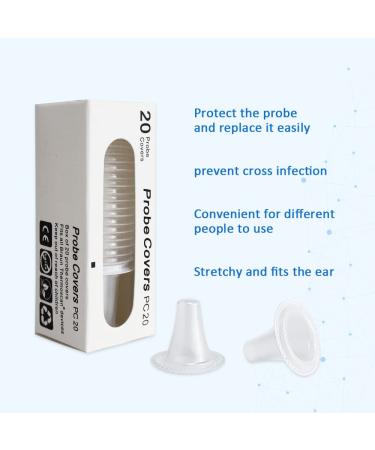 100 Count Disposable Ear Thermometer Covers for Braun Digital Thermometers - Buy Online on GoSupps.com