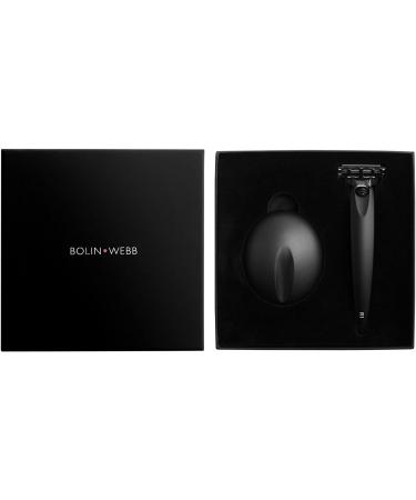 Bolin Webb R1 Matte Black Razor Set with Stand | Premium Grooming Gift 200g - International Shipping Available - Buy Online on GoSupps.com