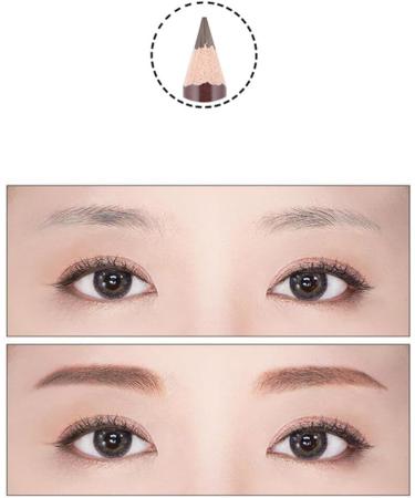 TOVINANNA 2Pcs Double Head Eyebrow Pencil with Brush Waterproof Professional for Precise Fills Brows (Light Coffee) - Buy Online on GoSupps.com