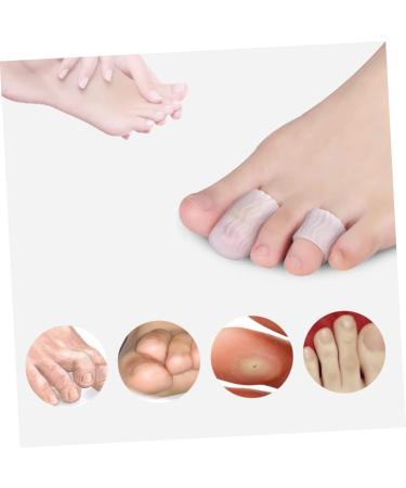 Healifty Silicone Toe Sleeves 5 Pairs - Gel Thumb Protector for Trigger Finger, Toe Sleeve Orthotics & Finger Guard - Transparent Running Shoes - Pack of 5 - Buy Online on GoSupps.com