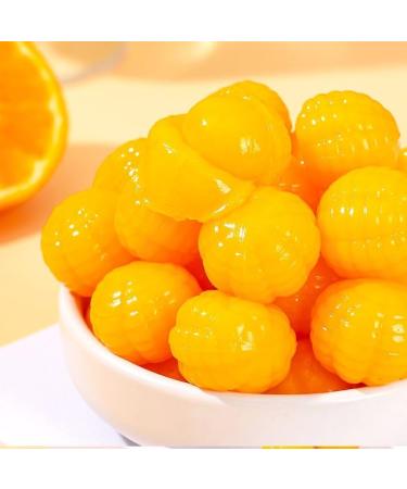 Peeled orange candy Peeling Fruit Fudge 100g/200g/400g/800g Fruit candy 50% Juice Content gummy candy sweets Chewy gumdrop Chinese snacks Chewing Candy Orange juice flavored candy dessert (200g) - Buy Online on GoSupps.com