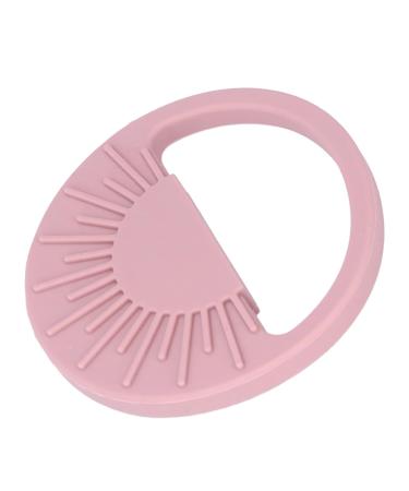 Shop Safe Baby Silicone Bite Ring Toys - Food-Safe Semicircular Sun Design in Lavender Red | Ideal for Infants - Buy Online on GoSupps.com