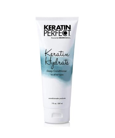 Keratin Perfect Hydrate Deep Conditioner - Salon Level Treatment For Women - Hydrating Formula Improves Hair Over Time - Restores Moisture  Elasticity And Shine - Suitable For All Hair Types - 7 Oz