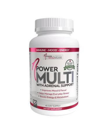 nPower Nutrition Multivitamin for Women 45 Day Supply Stress Energy Immune Support Biotin for Hair Skin Nail Health 45.0 Servings (Pack of 1)