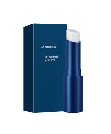 Aislor 1Pc Daily Use Lip Balm for Men Dry Chapped Lips Moisturizing Nourishing Lightweight Non Greasy Long Lasting Hydration Lip Care Essential Stick Blue One Size One Size Blue