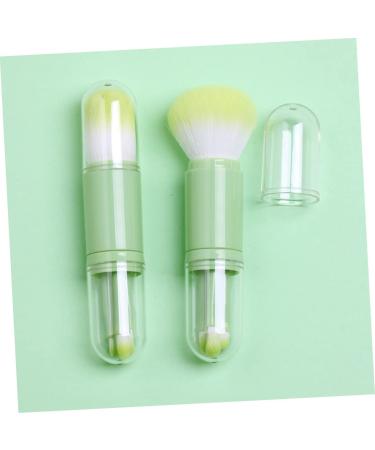 Angoily 3 Sets Telescopic Makeup Brush Girls Suit Makeup Loose Powder Brush Travel Kit for Women Dresser Tool Eyeshadow Brush Green Suits Eyebrow Eye Shadow Brush Artificial Fiber Portable - Buy Online on GoSupps.com