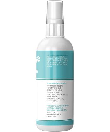 Helloanimal Dental Spray for Dogs & Cats - Tartar Remover & Tooth Cleaner - Freshens Bad Breath - 100 ml - Buy Online on GoSupps.com
