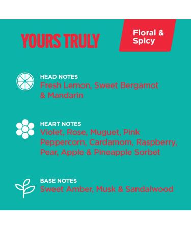 Yours Truly Pheromone Perfume - Women Cologne & Fragrances - Body Spray with Notes of Natural Fresh Lemon Sweet Bergamot and Mandarin Scent - 0.3 floz 9.2 mL - Buy Online on GoSupps.com
