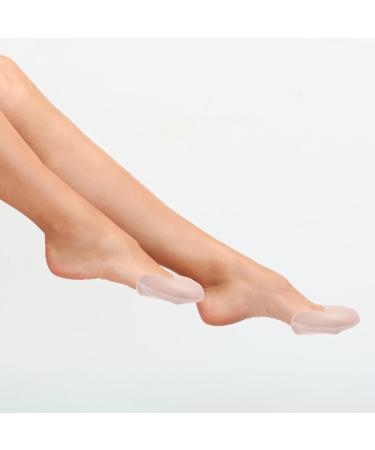 Ballet Dance Shoe Toe Pouches - Cushioned Fabric Toe Caps & Forefoot Protectors - 1 Pair for Ultimate Comfort - Buy Online on GoSupps.com